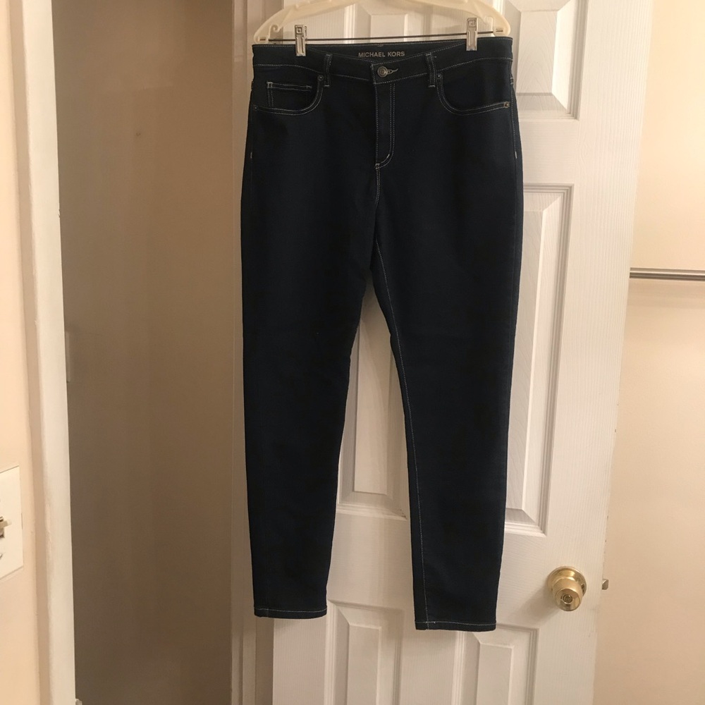 Michael Kors Women’s Dark Rinse Skinny Jeans